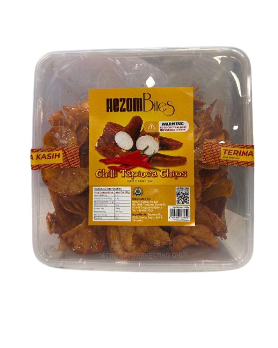 HEZOM CHILLI TAPIOCA CHIPS (600G)