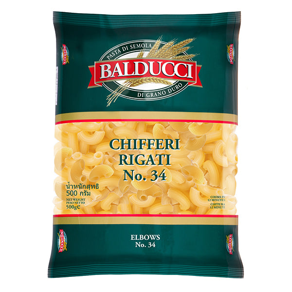 BALDUCCI CHIFFERI RIGATI NO.34 (500G)