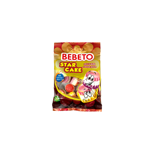 BEBETO STAR CAKE JELLY GUM (30G)