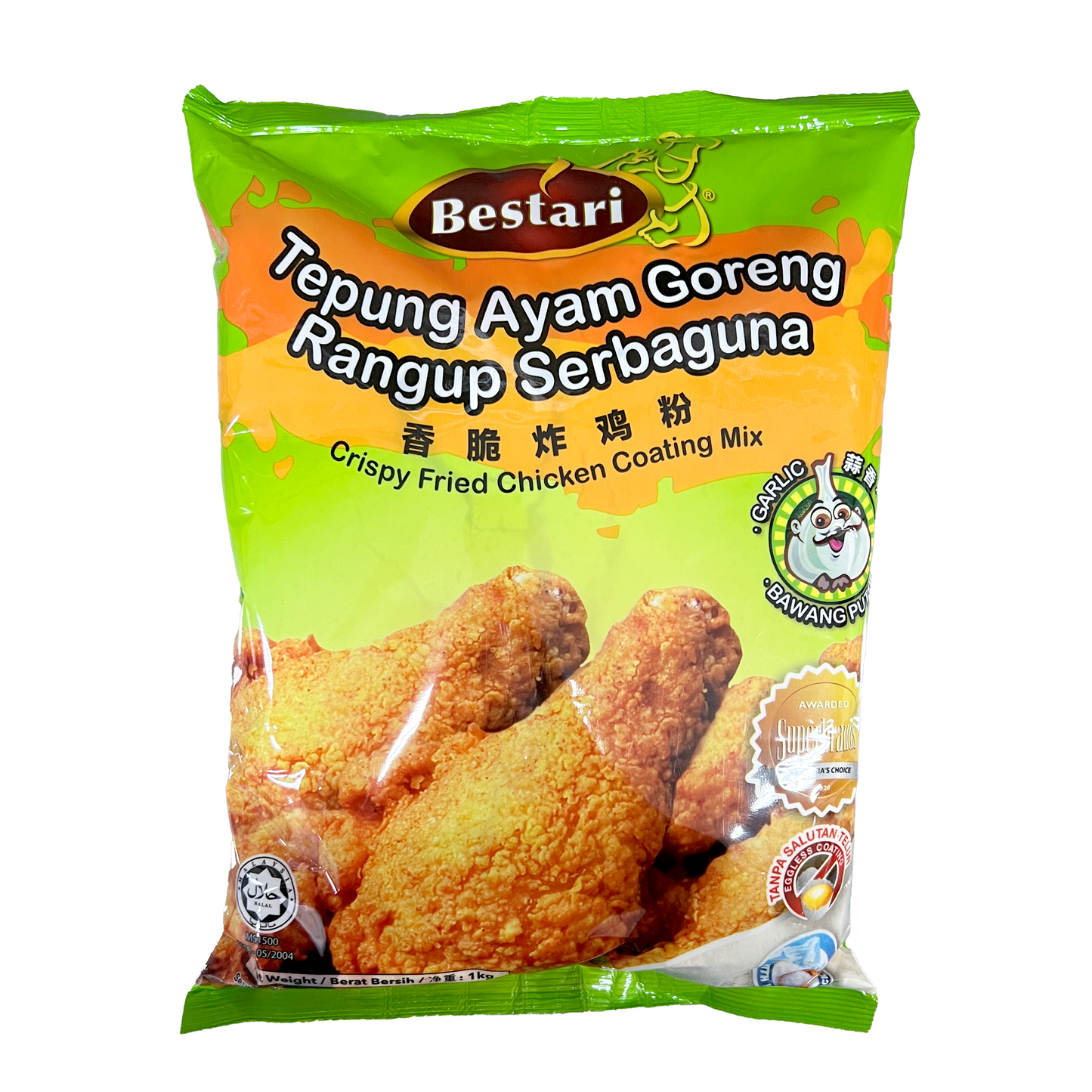 BESTARI CRISPY FRIED CHICKEN COATING MIX GARLIC (1KG)