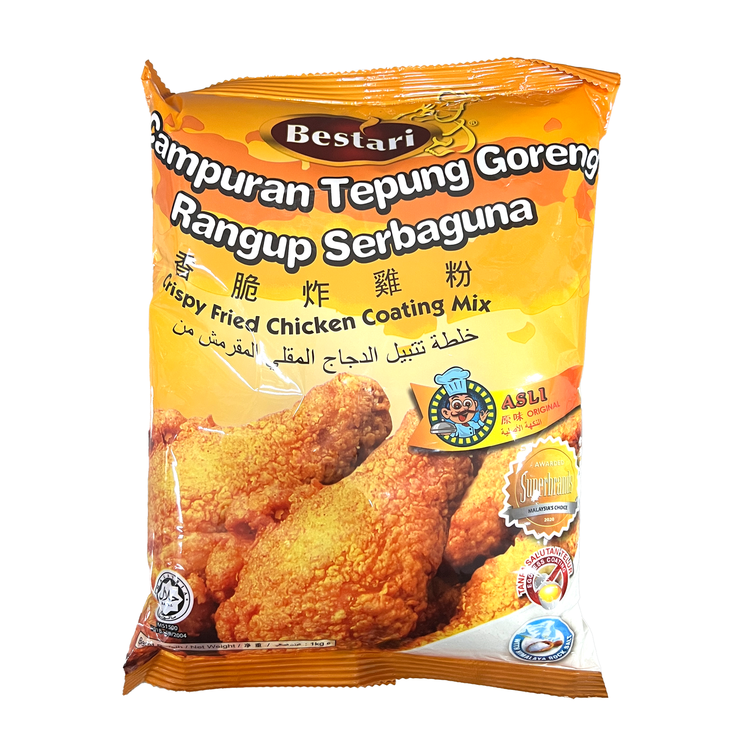 BESTARI CRISPY FRIED CHICKEN COATING MIX ORIGINAL (1KG)