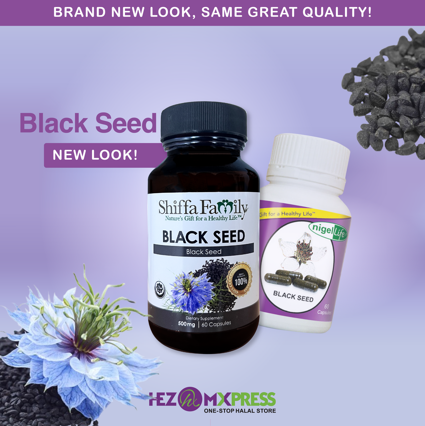 SHIFFA FAMILY BLACK SEED CAPSULE (60 CAPSULES)