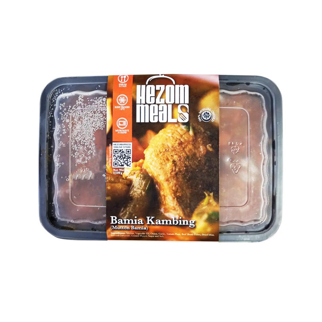 HEZOM READY MEALS BAMIA KAMBING (500G)