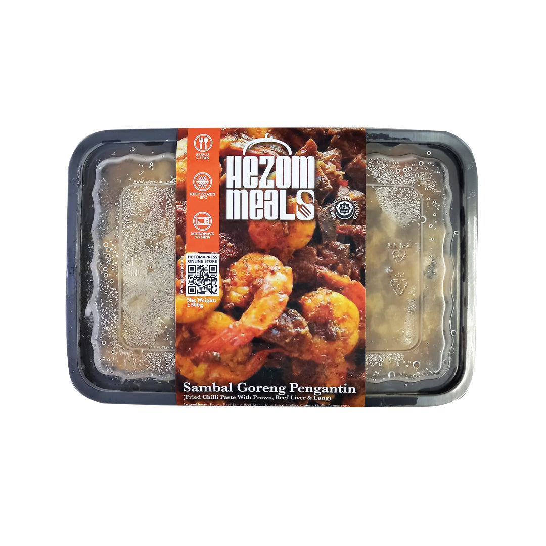 HEZOM READY MEALS SAMBAL GORENG PENGANTIN (500G)