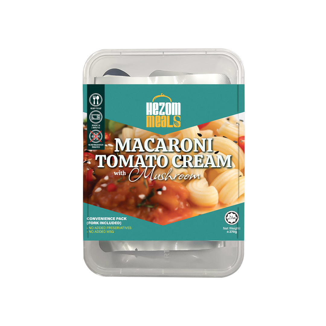 HEZOM RTE MACARONI TOMATO CREAM WITH MUSHROOM (270G)