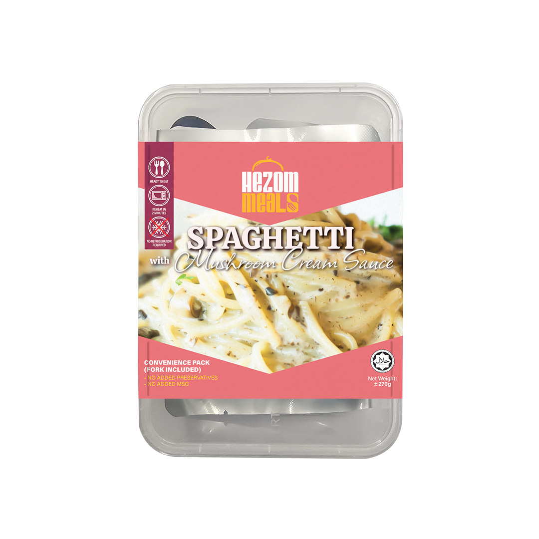 HEZOM RTE SPAGHETTI MUSHROOM CREAM (270G)