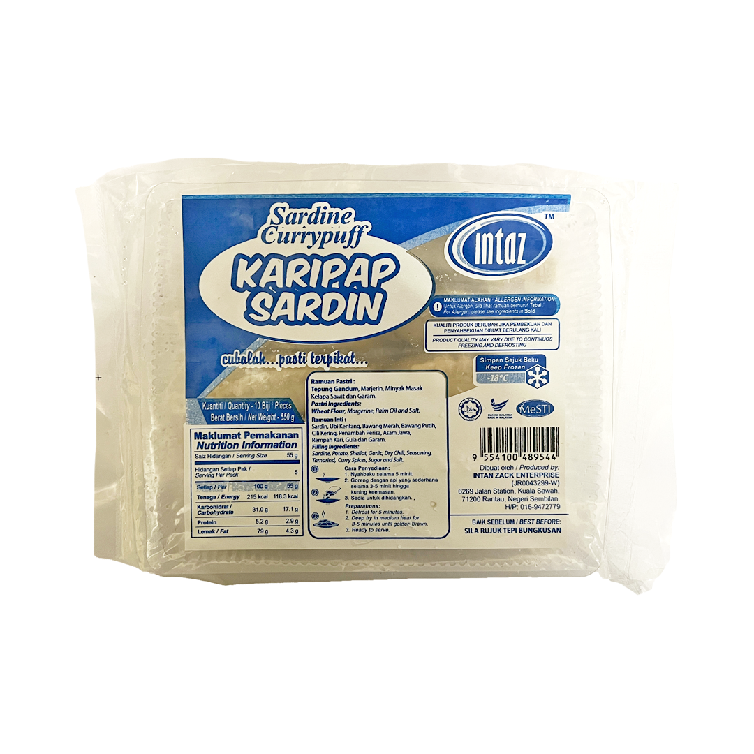 INTAZ KARIPAP PUSING SARDIN (550G)