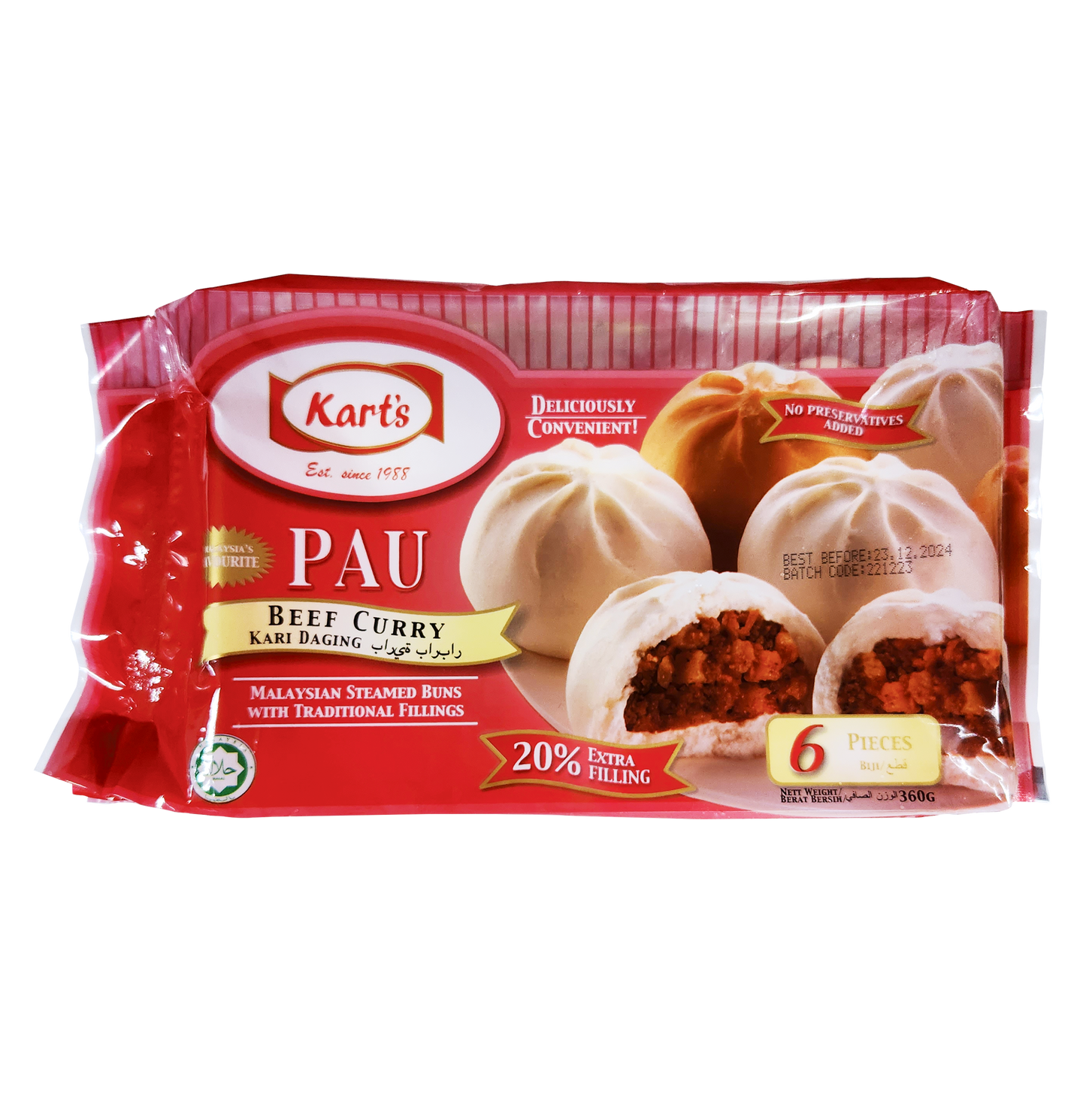 KART'S PAU BEEF CURRY (60G x 6)