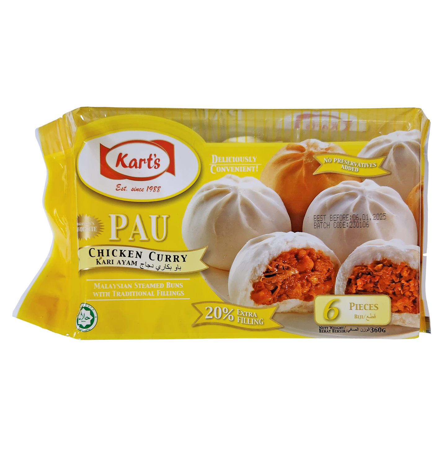 KART'S PAU CHICKEN CURRY (60G x 6)