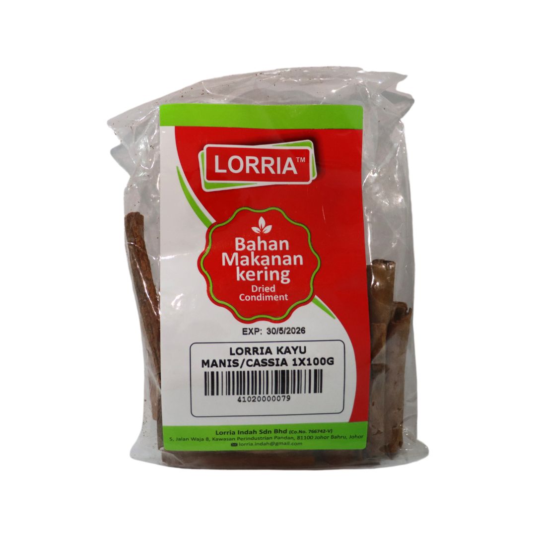 LORRIA CINNAMON STICKS - KAYU MANIS (100G)