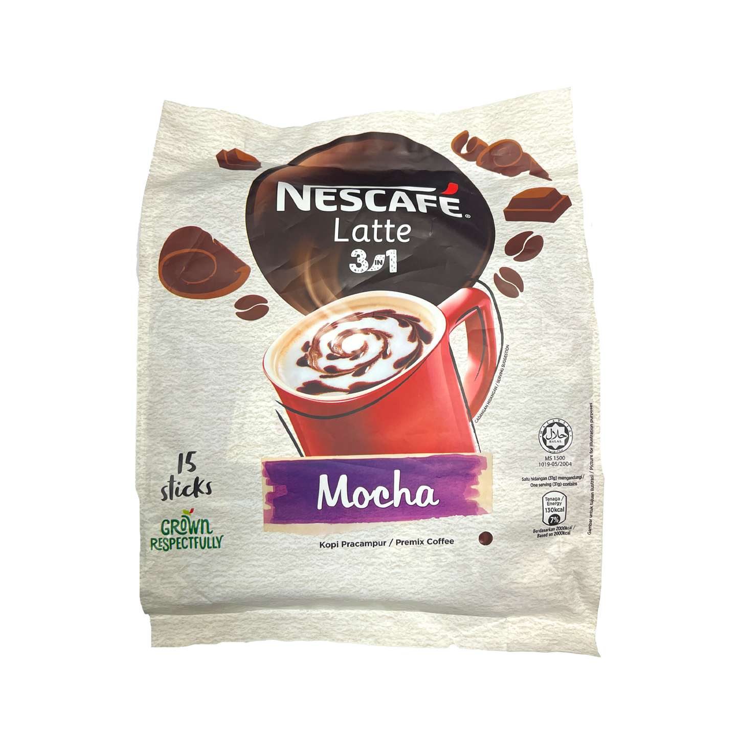 NESCAFE LATTE 3 IN 1 MOCHA (31G x 15)
