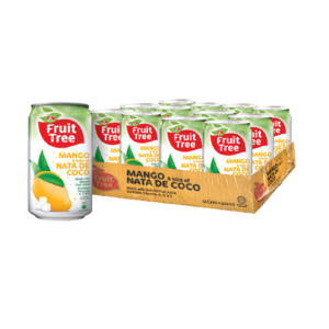 FRUIT TREE MANGO NATA DE COCO CAN (300ML X 12) CARTON