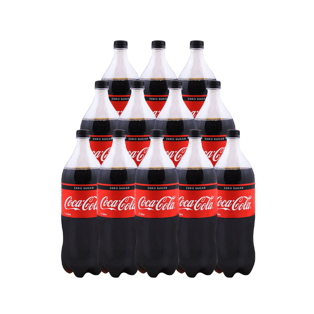 COKE ZERO BOTTLE (1.5L X 12) CARTON