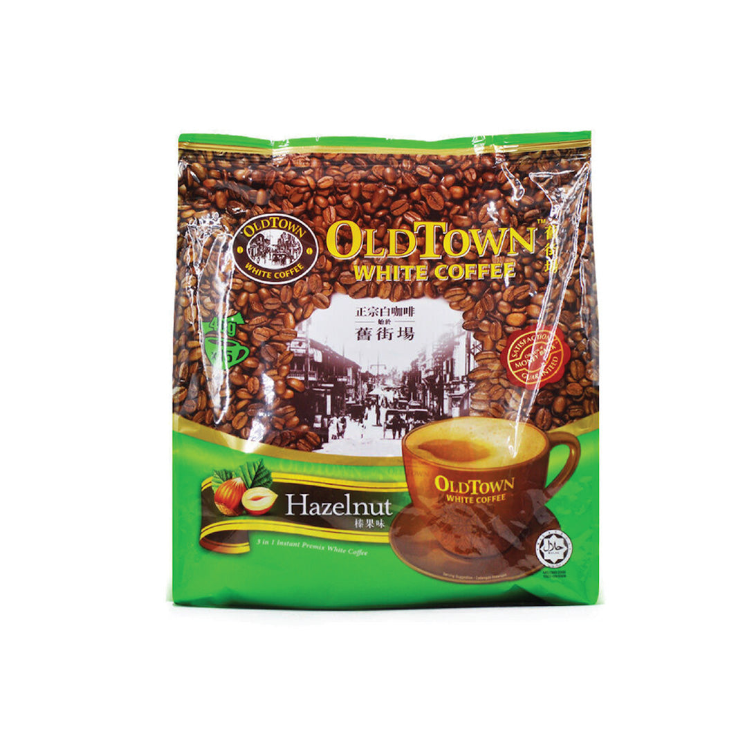 OLDTOWN 3IN1 WHITE COFFEE HAZELNUT