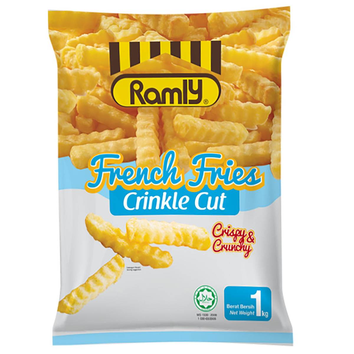 RAMLY CRINKLE CUT FRIES (1KG)