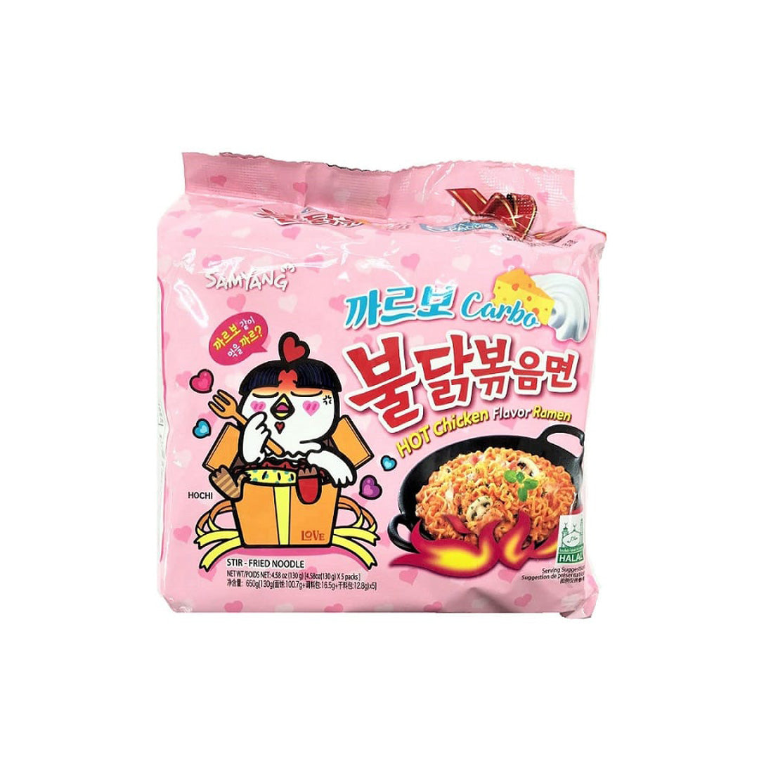 SAMYANG CARBONARA INSTANT RAMEN (130G x 5)