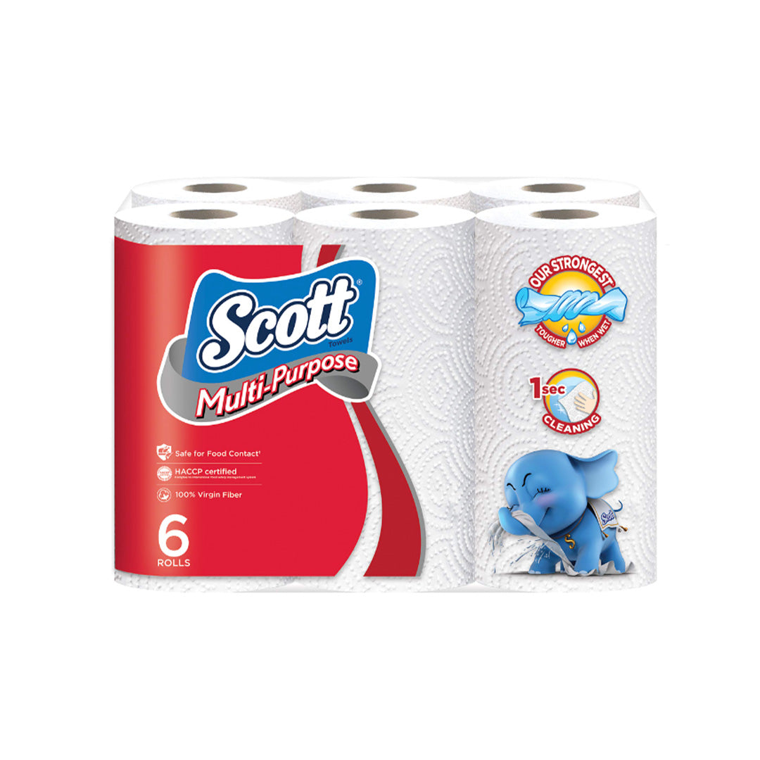 SCOTTS MULTIPURPOSE TOWEL (6 ROLLS)