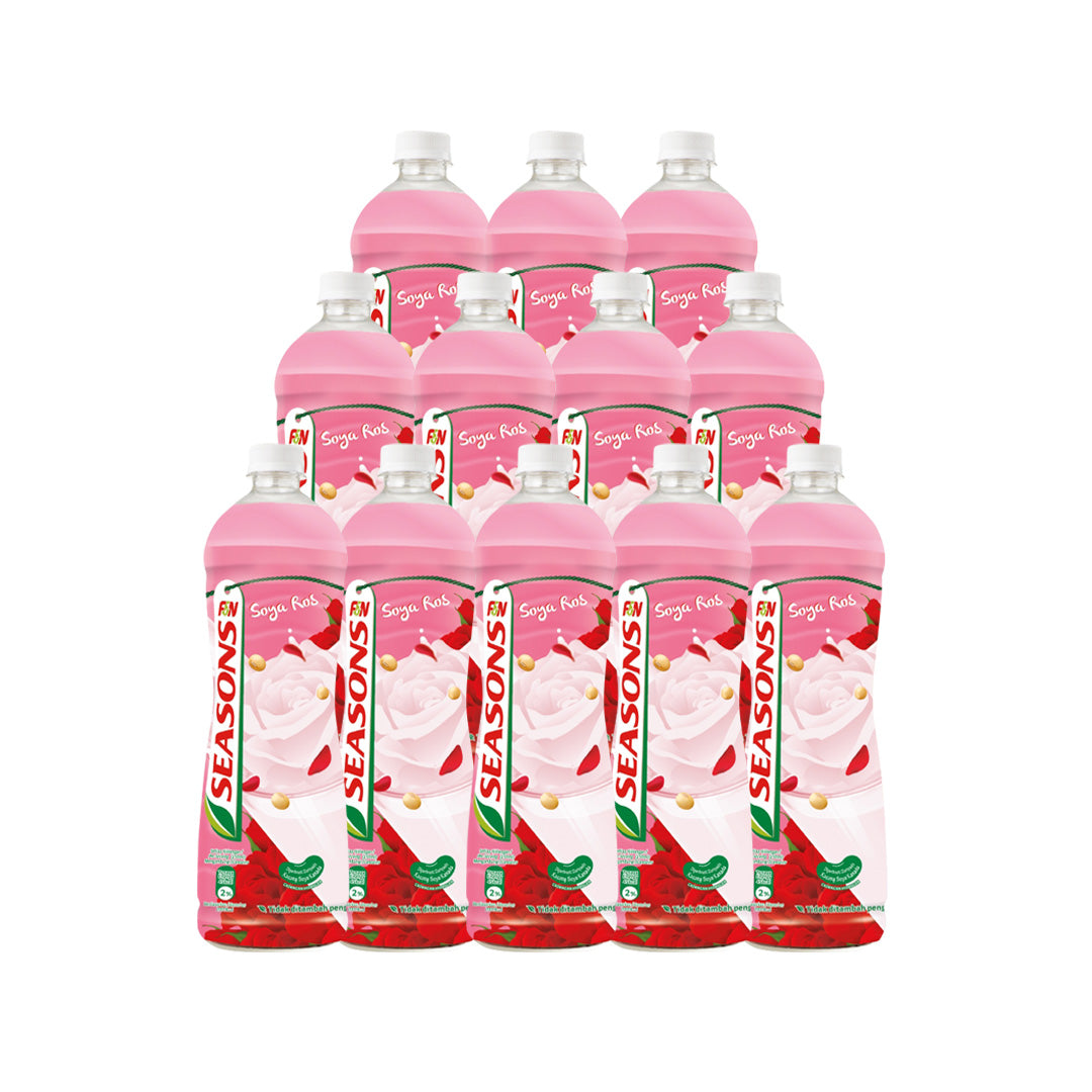 SEASONS ROSE SOYA BOTTLE (1L X 12) CARTON