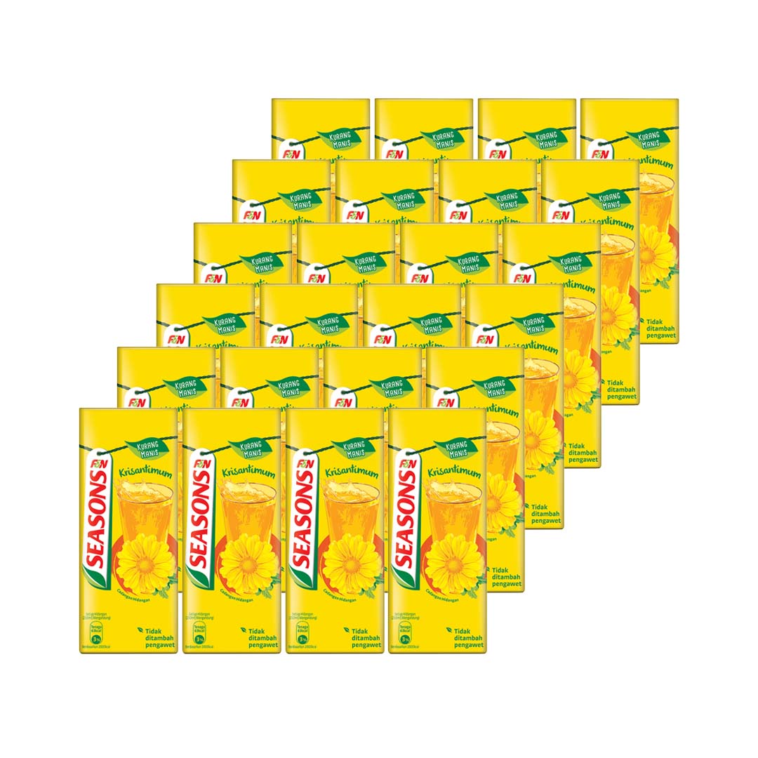 SEASONS CHRYSANTHEMUM TEA TETRAPACK (250ML X 24)