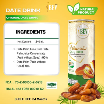 IBEV ORIGINAL DATE DRINK CAN (240ML)