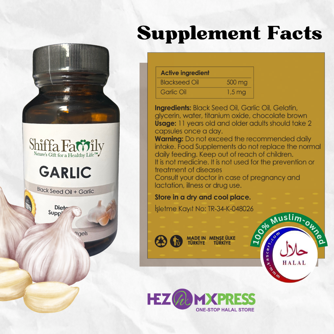 SHIFFA HOME GARLIC (60 SOFTGELS)