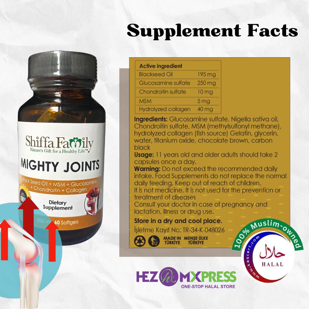 SHIFFA HOME MIGHTY JOINT (60 SOFTGELS)