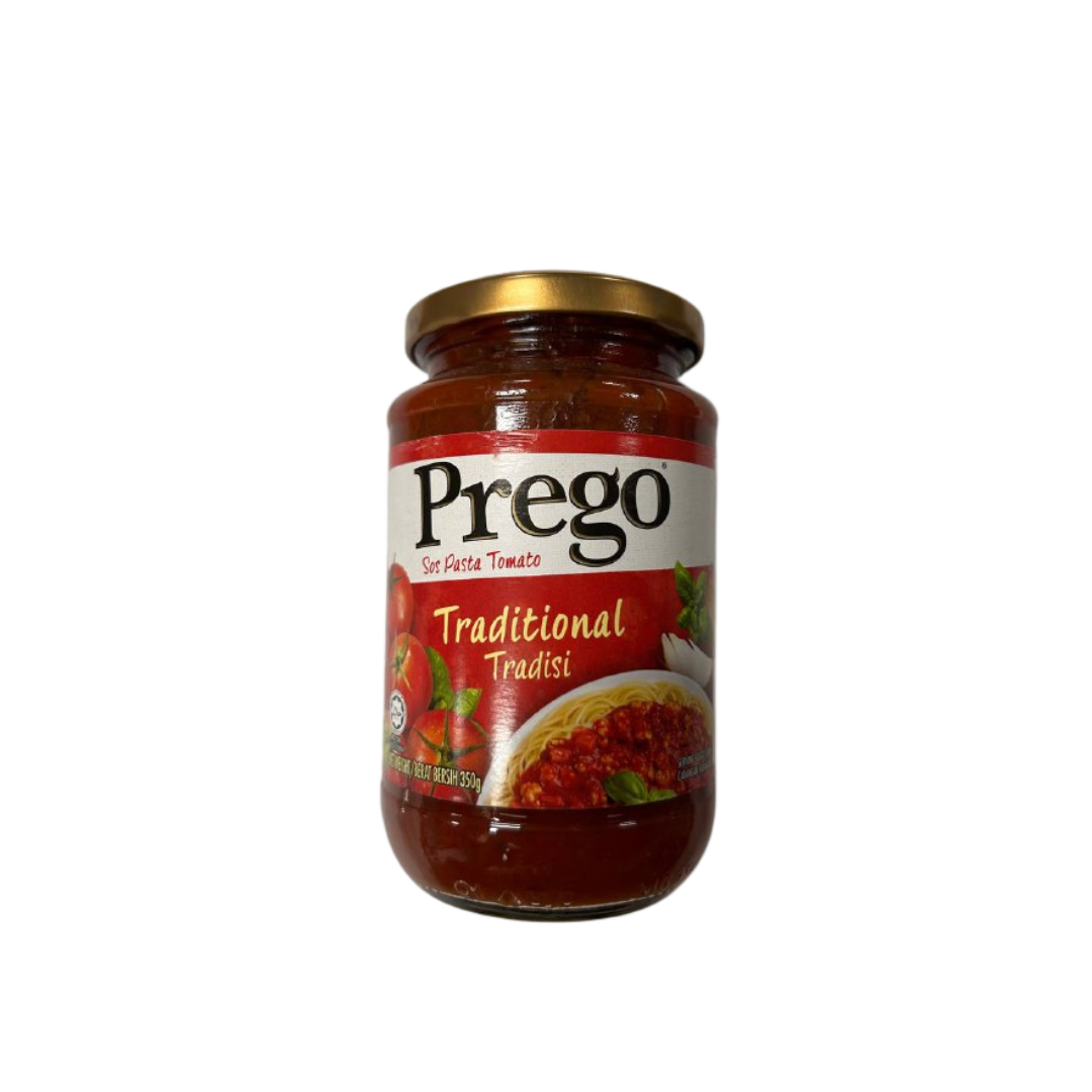 PREGO PASTA SAUCE TRADITIONAL TOMATO (350G)