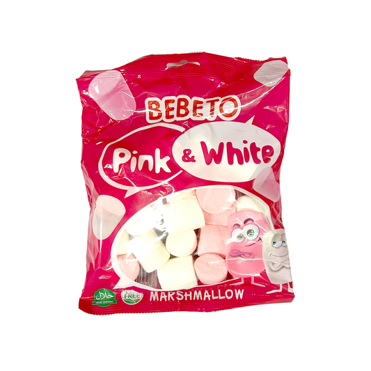 BEBETO PINK & WHITE MARSHMALLOW (135G)