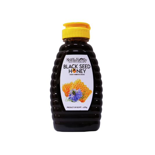 SHIFFA FAMILY BLACK SEED HONEY BOTTLE (375G)