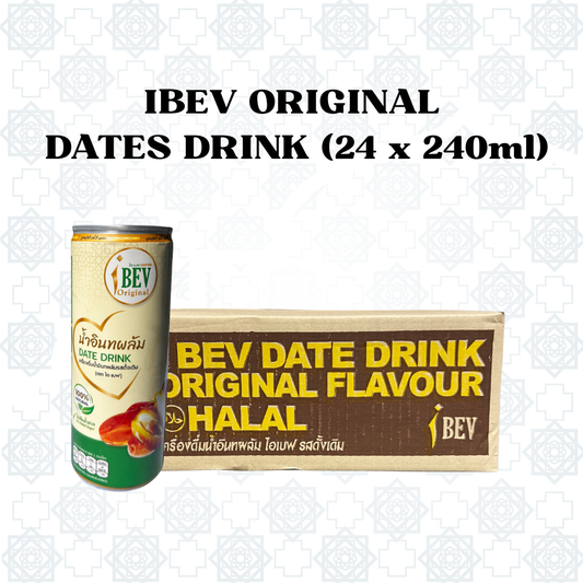 IBEV ORIGINAL DATE DRINK CAN (240ML x 24) CARTON
