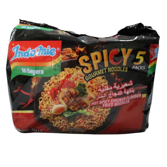 INDOMIE INSTANT NOODLES HOT SPICY CHICKEN (83G x 5)