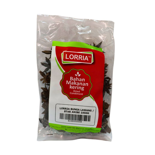 LORRIA STAR ANISE - BUNGA LAWANG (50G)
