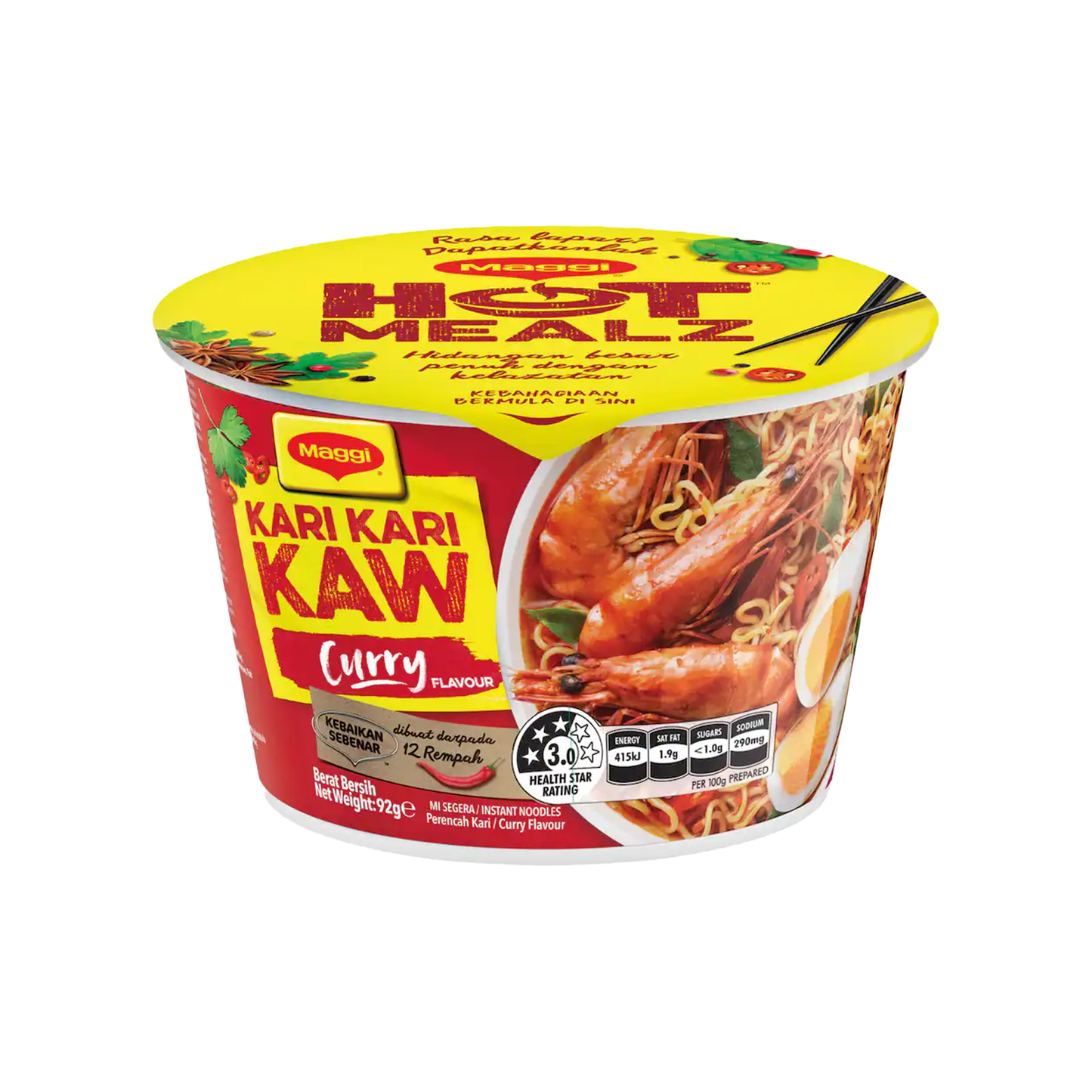 MAGGI HOT MEALZ CURRY KAW EXTRA CUP (95G)