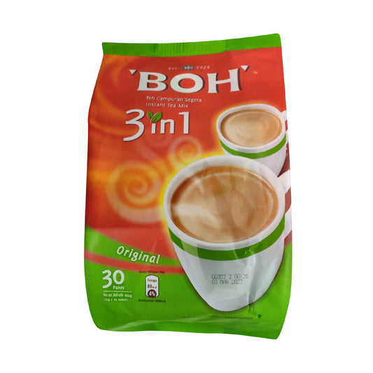 BOH 3-IN-1 INSTANT TEA MIX ORIGINAL 30 SATCHETS