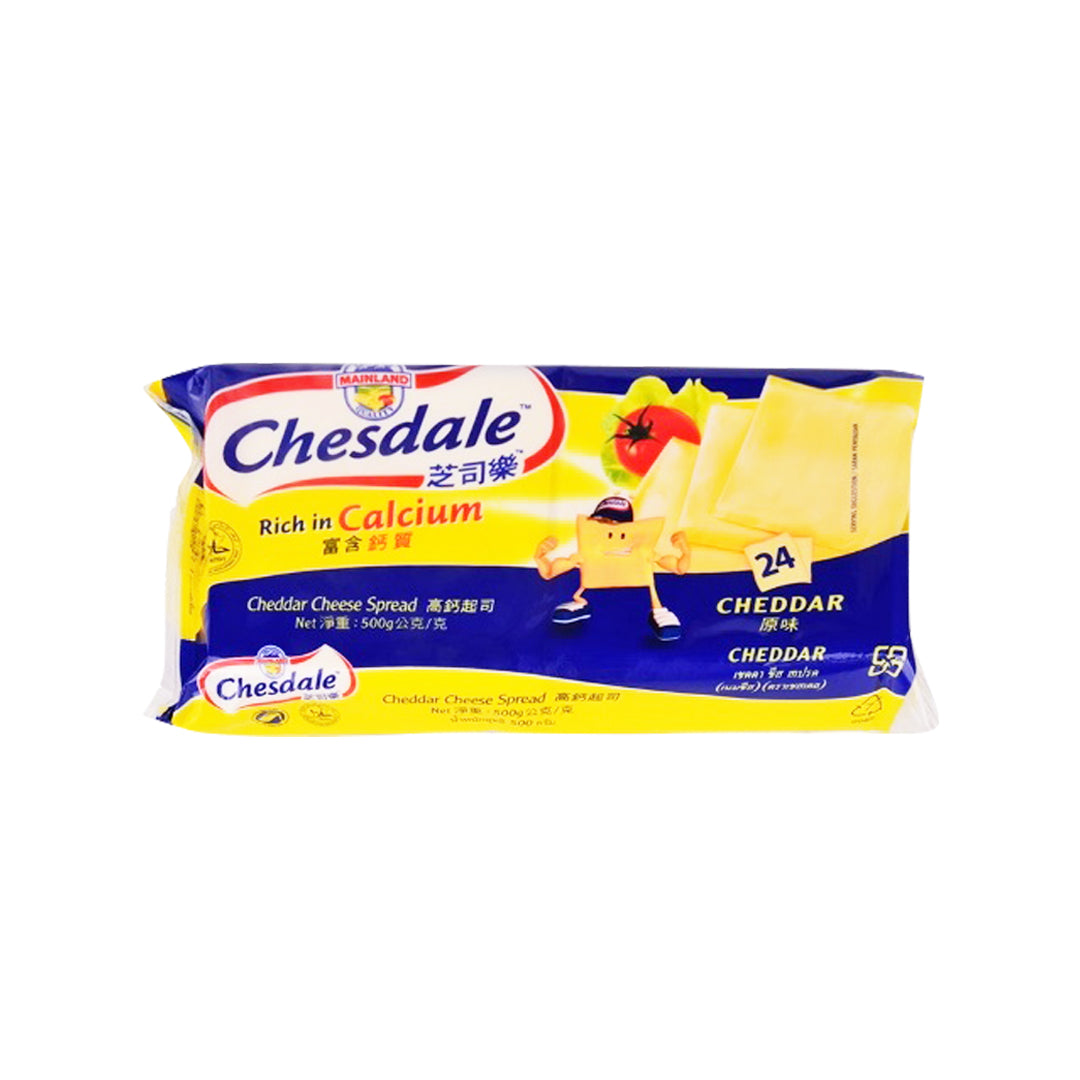 CHESDALE CHEDDAR CHEESE SLICES 24 PCS