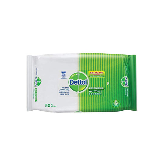 DETTOL ANTI-BACTERIAL WET WIPES (50'S)
