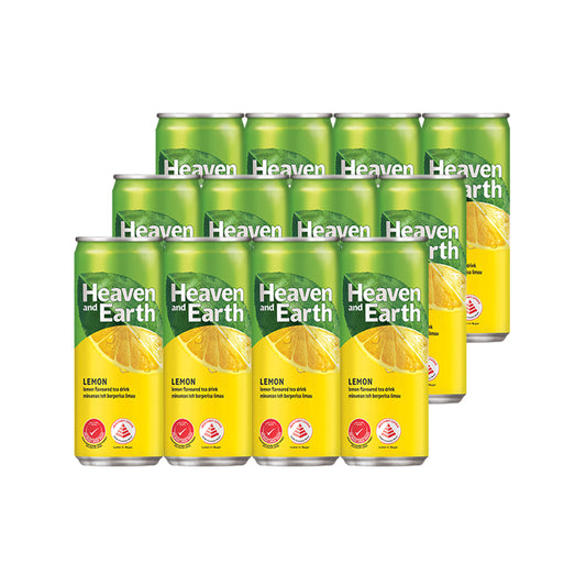 HEAVEN & EARTH LEMON CAN (300ML X 12) CARTON