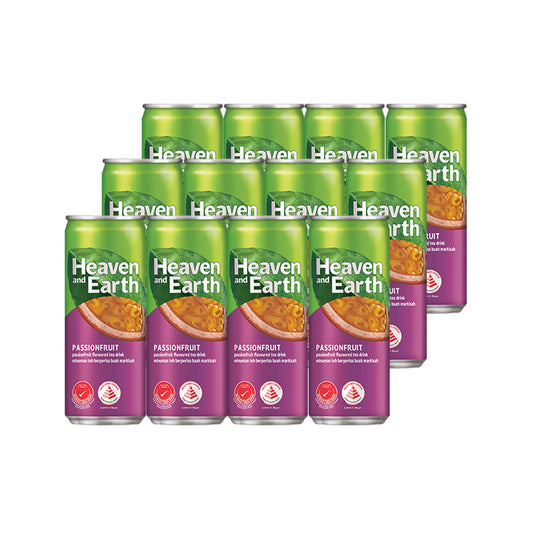 HEAVEN & EARTH PASSIONFRUIT CAN (300ML X 12) CARTON