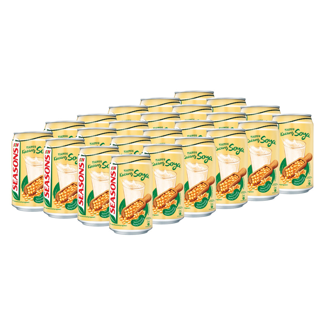 SEASONS SOYA BEAN MILK CAN (300ML X 24) CARTON